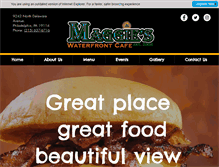 Tablet Screenshot of maggieswaterfront.com